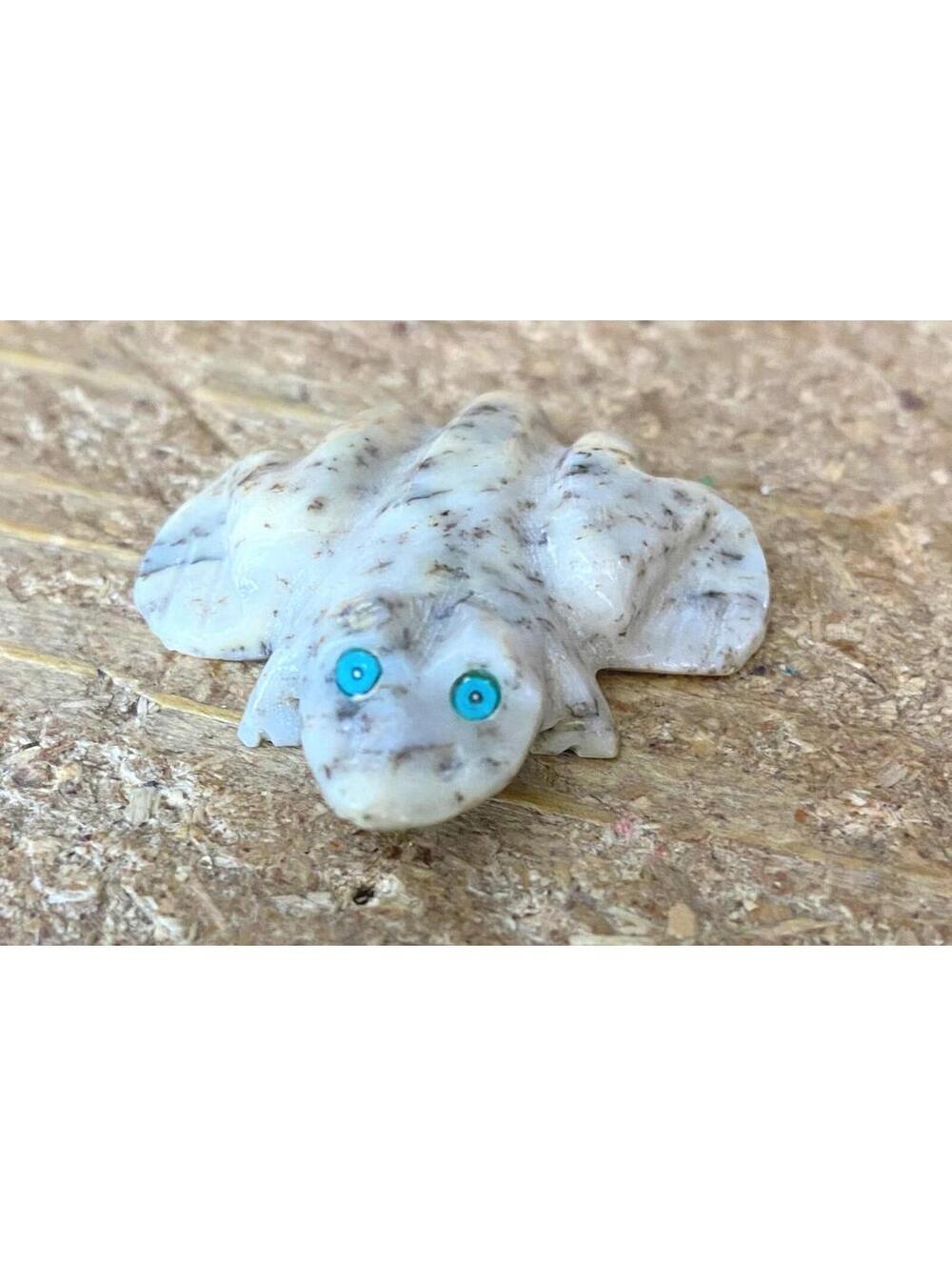 Zuni Fetish Frog Stone Carving